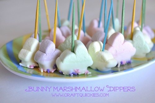 Bunny Marshmallow Dippers from Craft Quickies