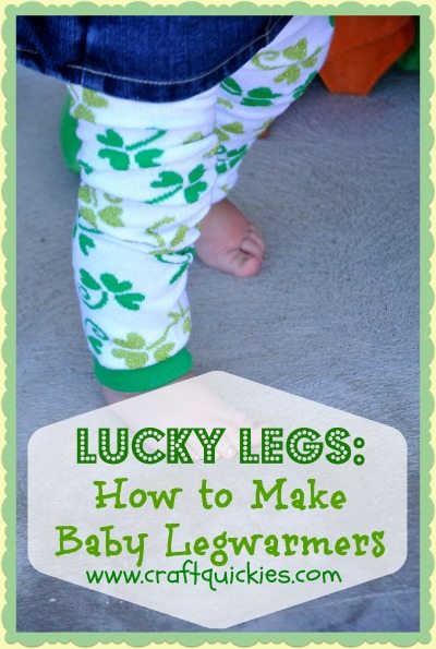 Lucky Legs - How to Make Baby Legwarmers by Craft Quickies