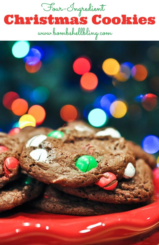 I love these 4 ingredient Christmas cookies!