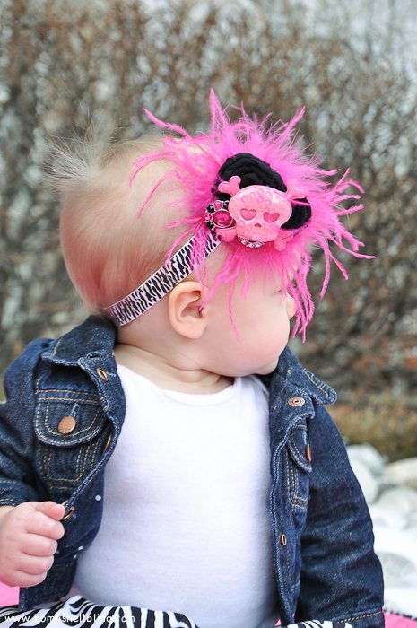 Punk Rock Baby Headband Tutorial