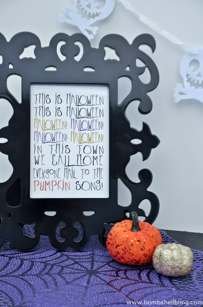 This is Halloween: The Nightmare Before Christmas Printable
