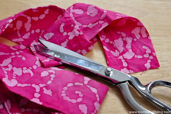 Rolled Fabric Flowers-1