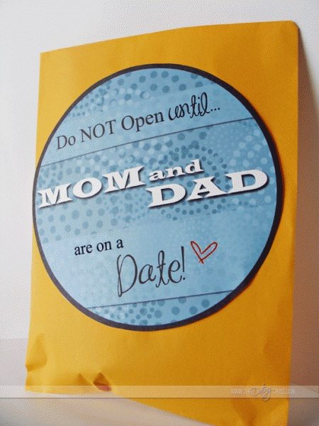 Kid Date Night Printables