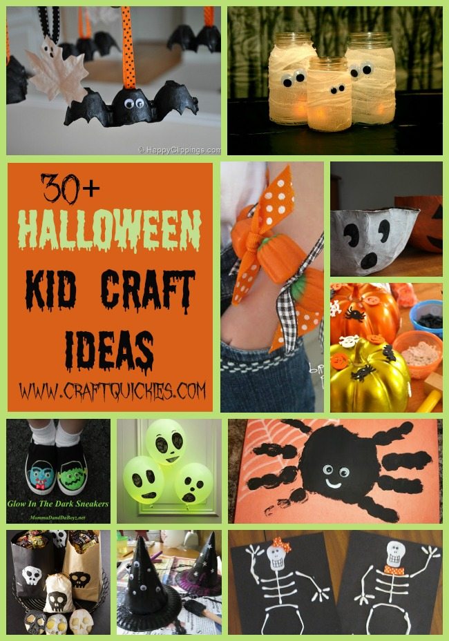 30+ Halloween Kid Craft Ideas