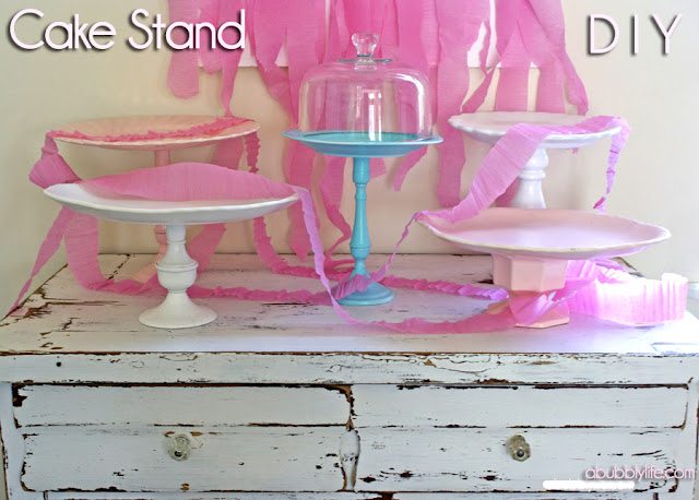 Cake Stands Galore Thrifty DIY