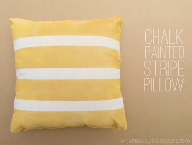Chalk Painted Pillow