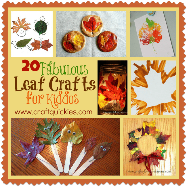 20 Fabulous Leaf Crafts for Kiddos