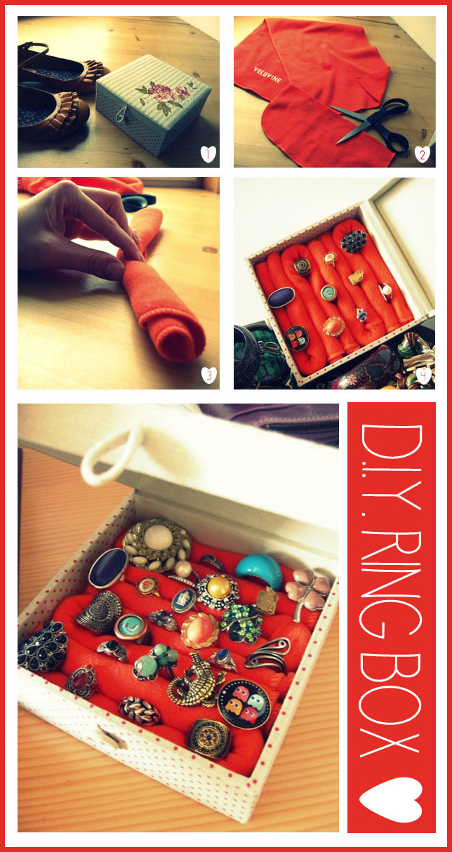 Pretty DIY Ring Box