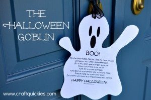 The Halloween Goblin is a fun family Halloween tradition that the kids can get involved in, and which the whole neighborhood will enjoy!