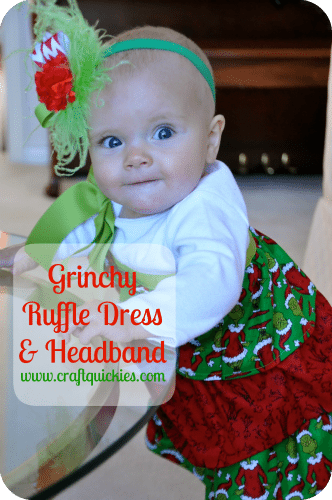 I love this Grinch inspired outfit! So simple to make!