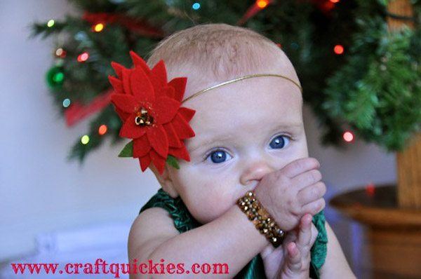 How to Make a Felt Poinsetta-12