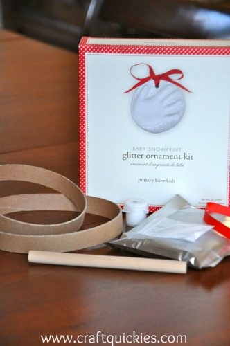 Pottery Barn Holiday Handprint Ornament Supplies