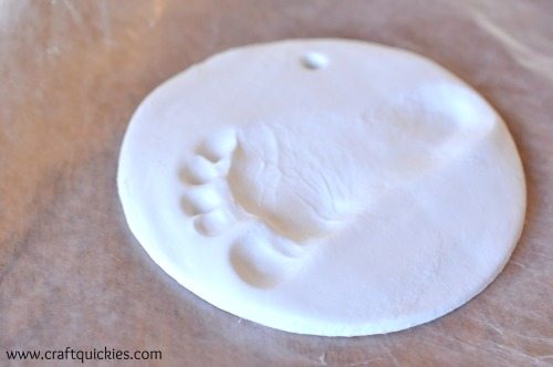 Pottery Barn Holiday Handprint Ornament footprint ornament