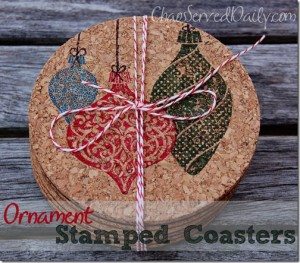 stamped coasters