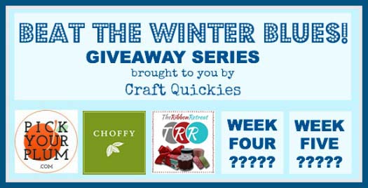 Beat the Winter Blues! Giveaway Series Week 3: A $25 Credit to The Ribbon Retreat