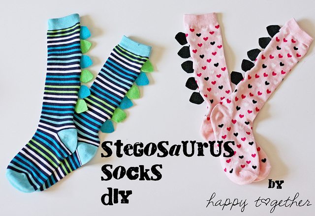 Stegosaurus Socks DIY