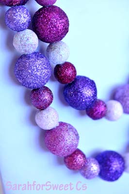 Valentine Bling: A Glitter Necklace Tutorial