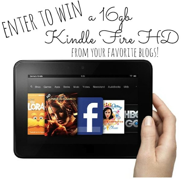 Win a 16gb Kindle Fire HD!