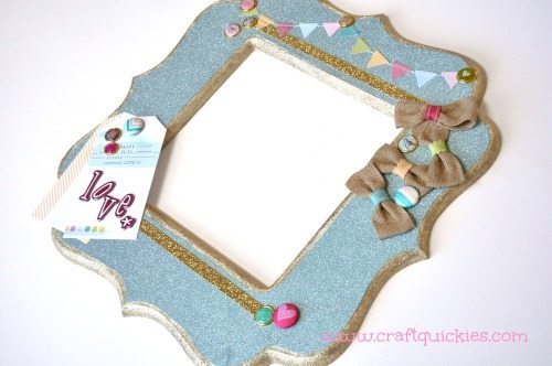 Dear Lizzy - Hope Springs Frame from Craft Quickies - Finished Frame