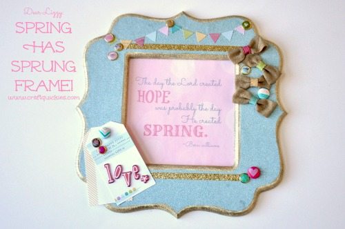 Dear Lizzy: Spring Has Sprung Frame!