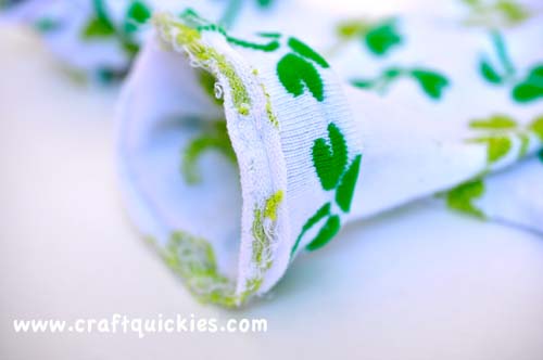 Lucky Legs - How to Make Baby Legwarmers from Craft Quickies9