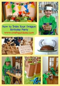 Check out this darling How to Train Your Dragon birthday party! Lots of cute, easy ideas!