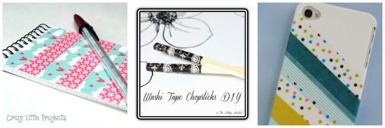 Love Washi tape? Get more than 30 great ideas for using the beloved tape. These ideas are unique and simple for crafting and more!