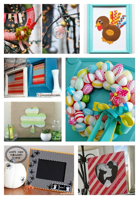 Love Washi tape? Get more than 30 great ideas for using the beloved tape. These ideas are unique and simple for crafting and more!