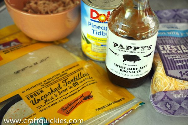 Pineapple BBQ Quesadillas are a delicious, lightning-fast dinner option!