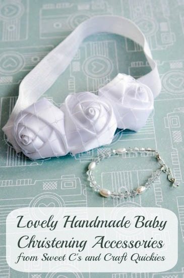 Make a beautiful bracelet for a baby christening, blessing, or baptism! The PERFECT unique baby shower gift!