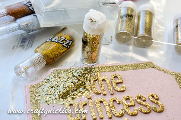 I love this plaque for a little girl's room---both sassy AND sweet! And everything is better with GLITTER!