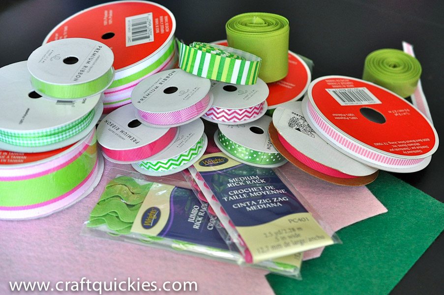 Summery NO-SEW Watermelon Towels from Sarah at Craft Quickies!