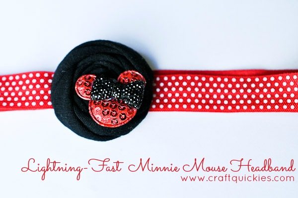 Baby Minnie Mouse Headband Tutorial