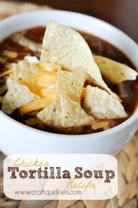 The easiest chicken tortilla soup ever, but incredibly delicious! It is one of this blogger's family staples that they make time and time again.
