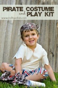 Pirate Costume and Play Kit from Craft Quickies