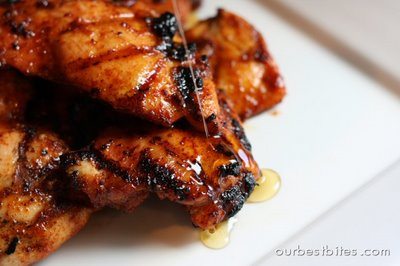 spicy honey chicken with honey