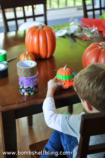 Duck Tape Pumpkins-3