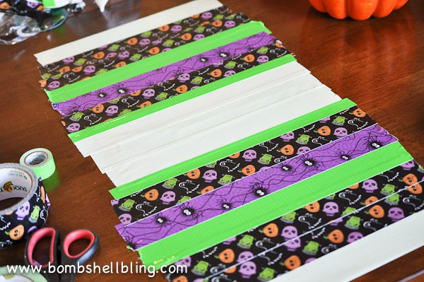 Duck Tape Trick or Treat Bag-4