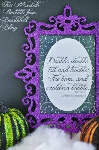 Free Macbeth Printable from Bombshell Bling