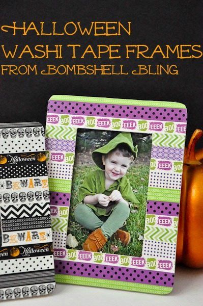 Halloween Washi Tape Frames