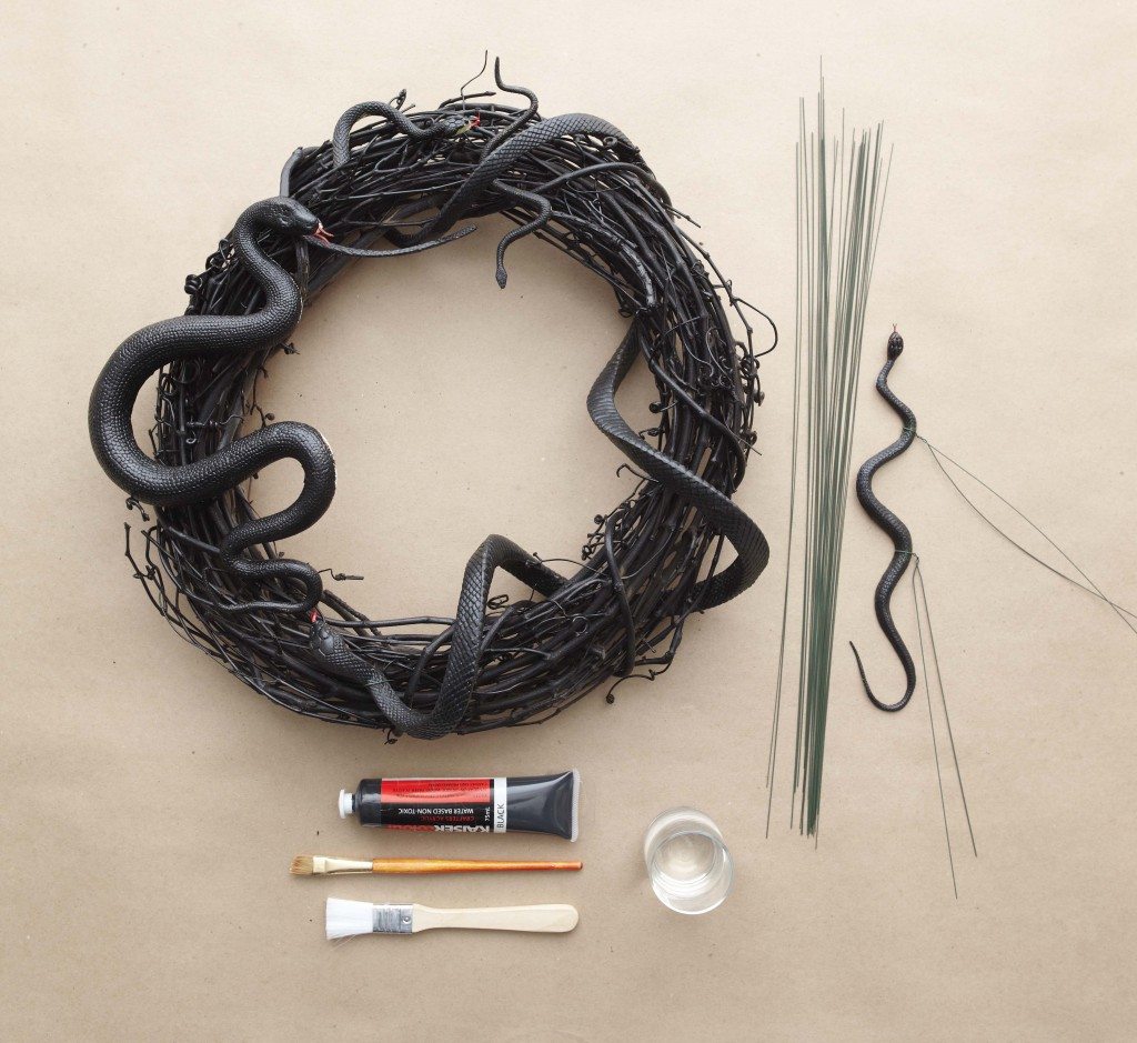 Martha Stewart Halloween Snake Wreath