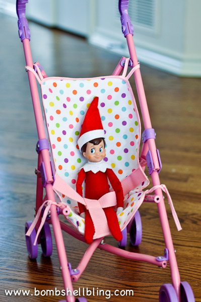 Simple and silly Elf on the Shelf ideas using toys. Kids love to see the mischief elves get into. Just wait until you see the look on their faces when they see the elves are messing with their stuff! I love these simple ideas!