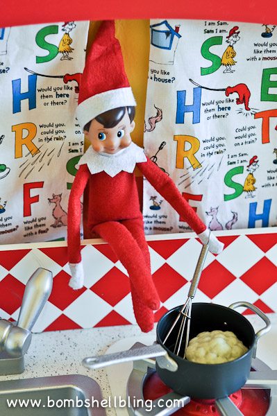 Simple and silly Elf on the Shelf ideas using toys. Kids love to see the mischief elves get into. Just wait until you see the look on their faces when they see the elves are messing with their stuff! I love these simple ideas!
