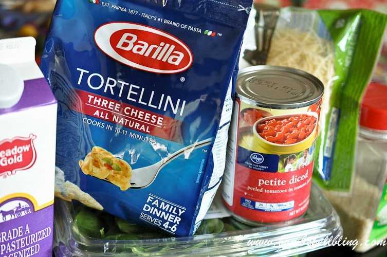 This creamy spinach tomato tortellini recipe is a rich yet simple dinner that the whole family will enjoy. It's quick and easy for busy nights.