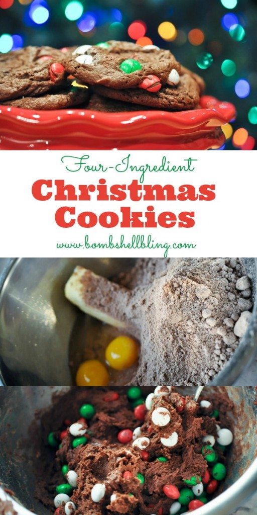 I love these 4 ingredient Christmas cookies!
