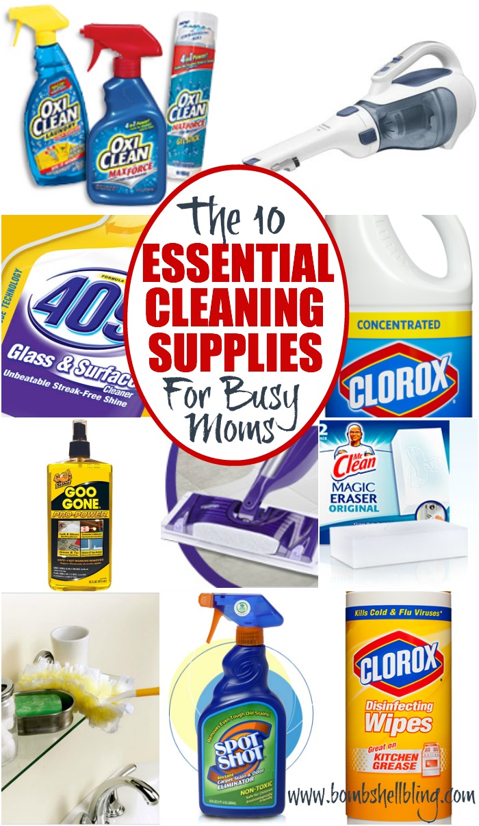The 10 Essential Cleaning Supplies for Busy Moms