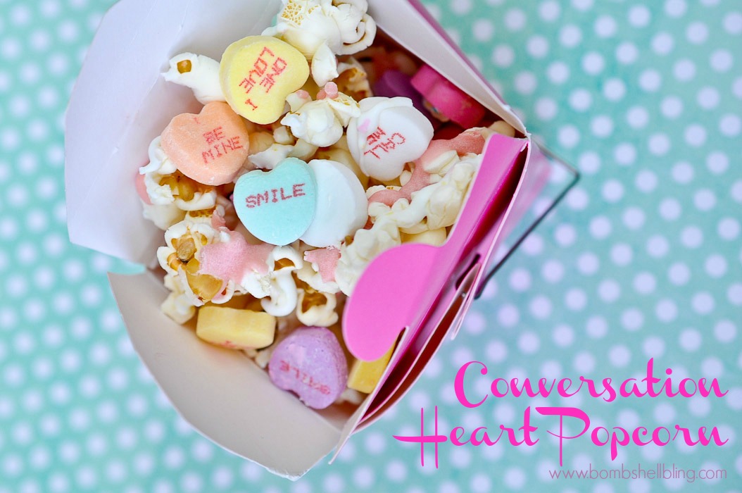 Conversation Heart Popcorn Recipe