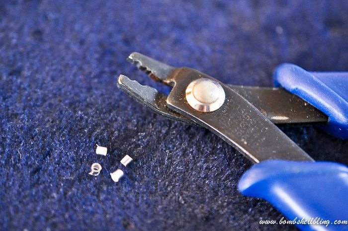 crystal and pearl necklace crimping tool