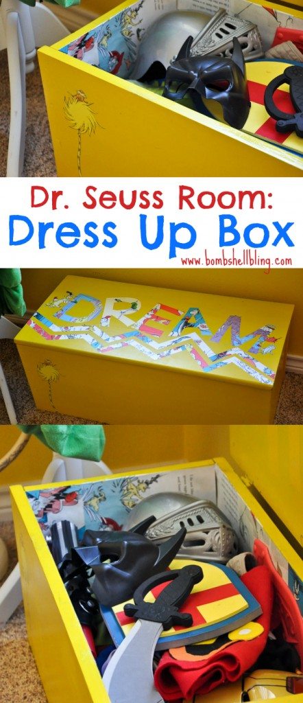 Dr Seuss Room Dress Up Toy Box