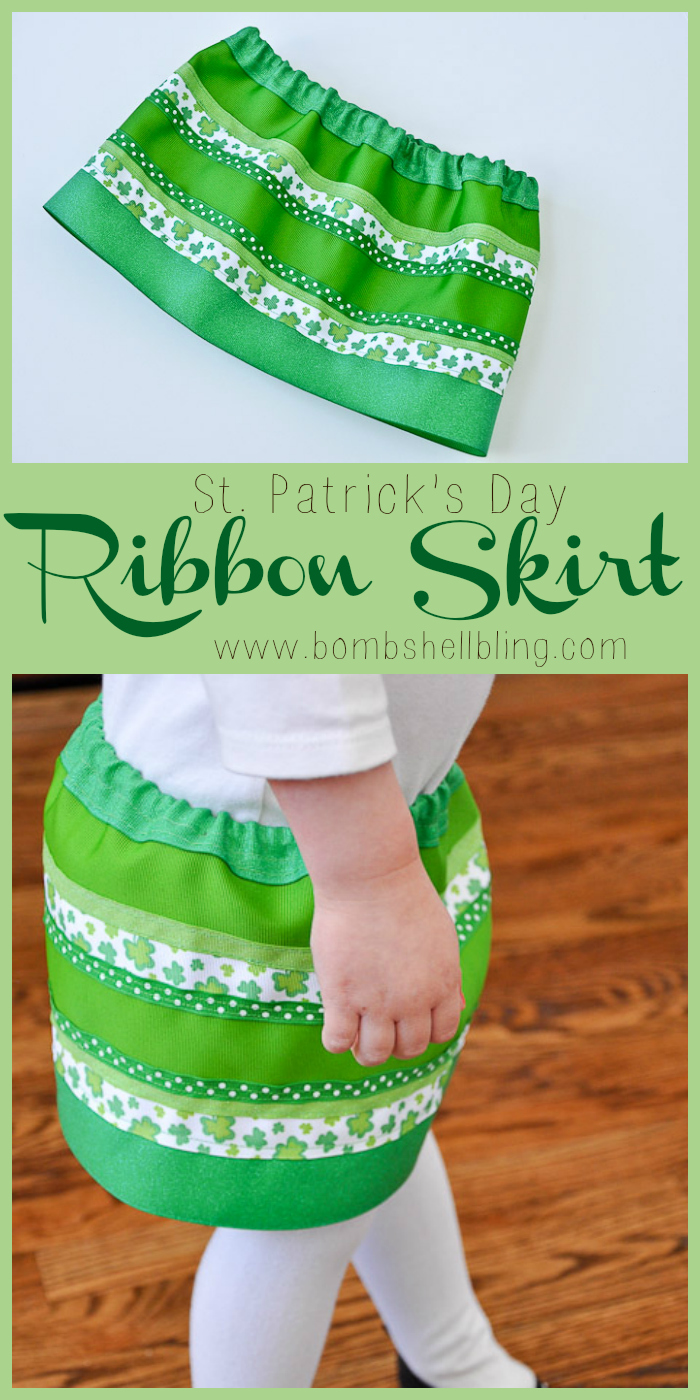 A skirt made of ONLY ribbons! I LOVE IT!! If you can sew a straight line then you can sew this skirt!